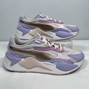 Puma Women’s RS-X3 Rosewater Team Gold Sneakers Sz 9 Pink Trainers Athletic Shoe